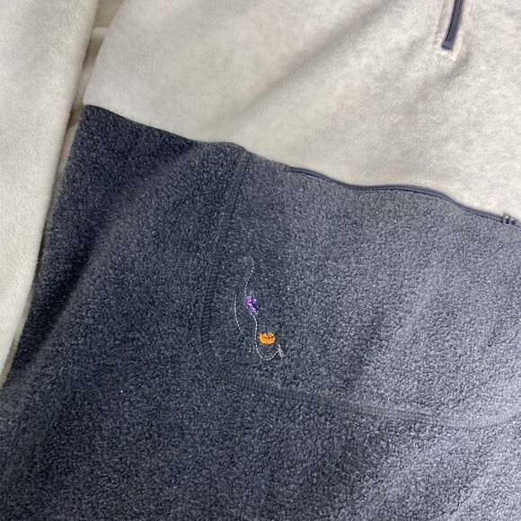 Disney POOH Cream Gray Eeyore Kangaroo Pocket Fleece Womens Pullover L - Picture 6 of 9